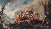 Guardi, Gianantonio - The Healing of Tobias's Father